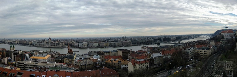 Panoramica di Budapest